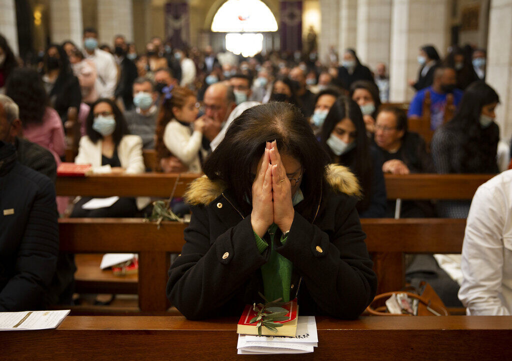 APTOPIX Virus Outbreak Israel Palestinians Holy Week